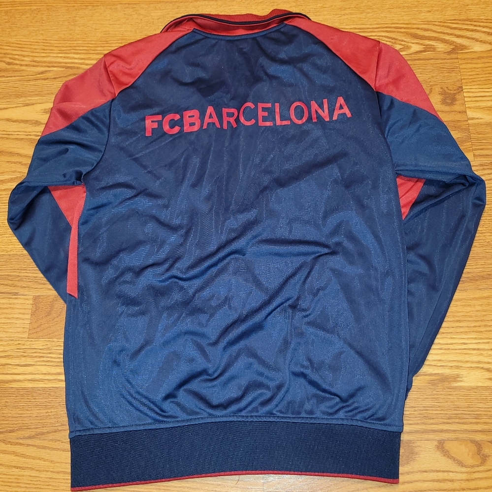Fc Barcelona Jacket Size Small Euc - image 6